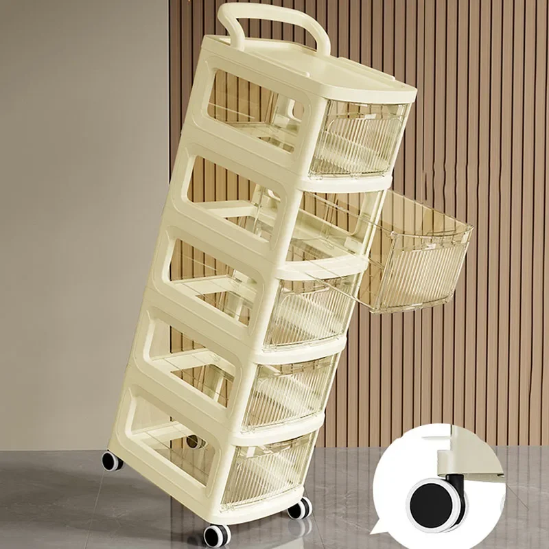 Mobile Beauty Kitchen Trolley Shelf Multi Layer Wheels Lounge Kitchen Trolley Storage Organization Rangement Cuisine Furniture