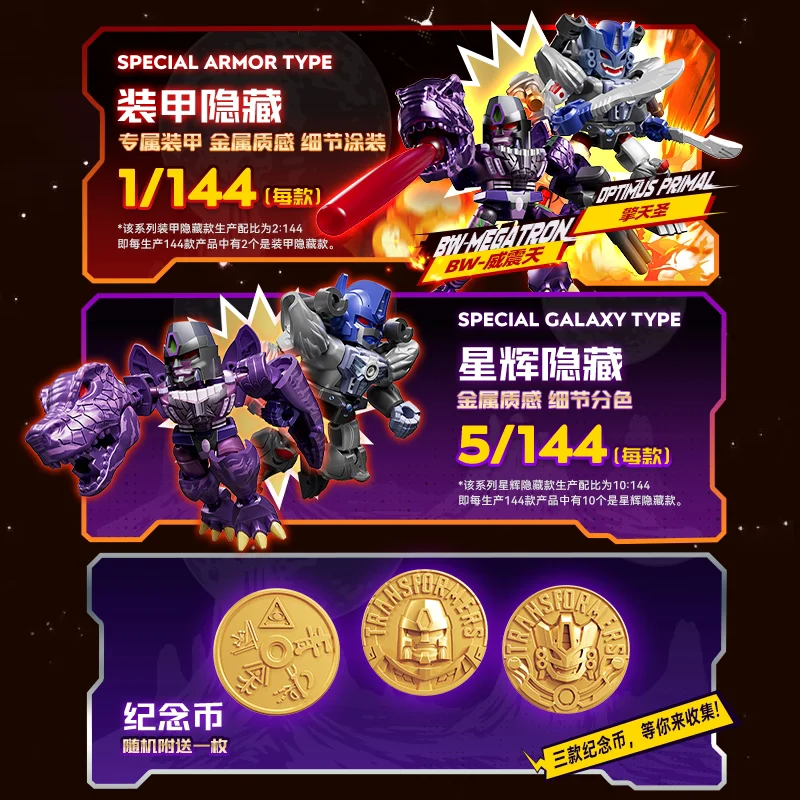 BLOKEES 트랜스포머 스타 에디션 6번째 탄환 전쟁 자이언트 장비 조립식 이동식 모델 장난감 및 어린이 명절 선물