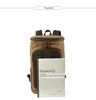Outdoor Men's Backpack Sports Travel Backpack Oil Wax Canvas Shoulder High Capacity Backpack Travel Bag 6
