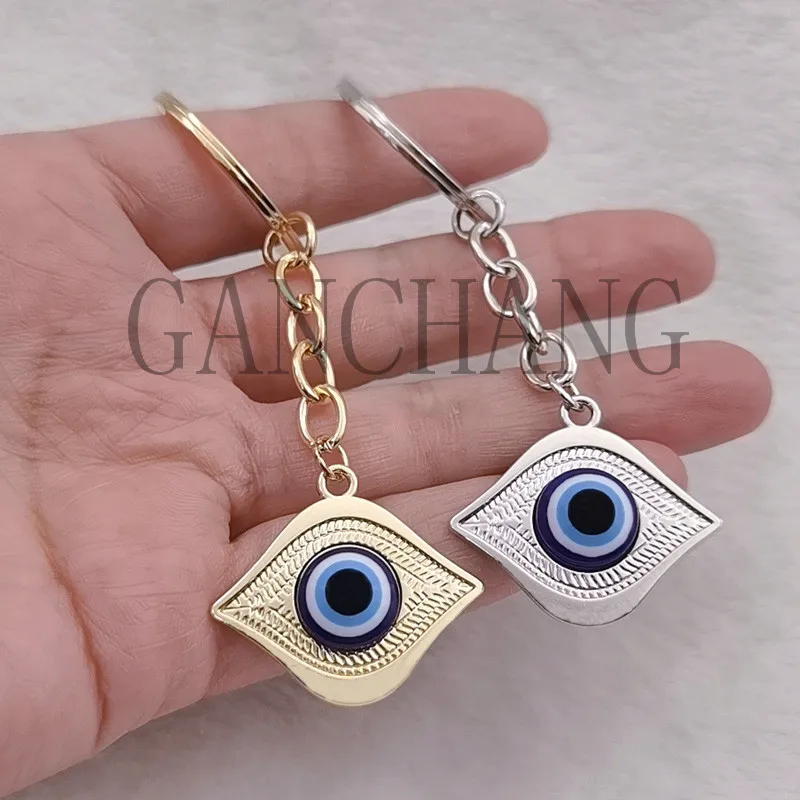 Portachiavi Con Ciondolo Occhio Di Horus Egiziano - Lega Di Metallo, Accessorio Uomo E Donna