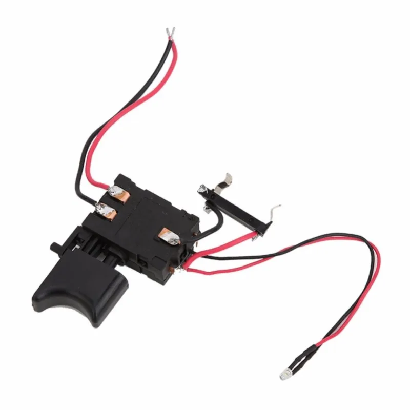 7.2V-24V 16A Lithium Battery Cordless Drill Switch Speed Control Electric Drill Trigger Switch with Small Light FA2-16/1WEK
