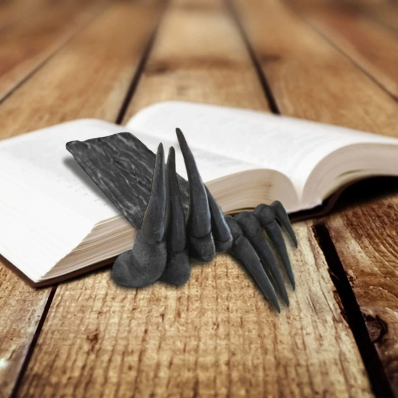 Creative Devils Hand Bookmarks Funny Devils Claw Resin Stationery