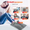 Electric Foot Heating Pad Universal Soft Plush Washable Feet Foot Warmer Heater Foot Warming Mat for Winter Home Room Office Use 6