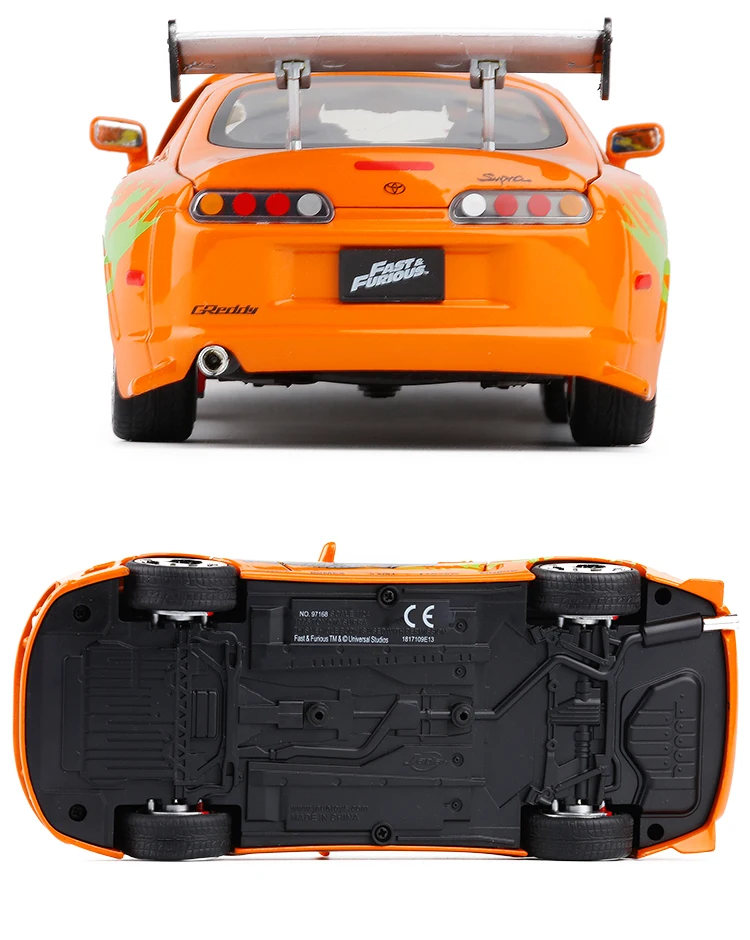 Jada Model Kit Toyota Supra & Brian Figure Fast & Furious 1