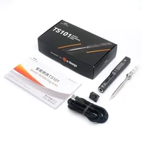 Original TS101 65W Digital Electric Soldering Iron LCD Programable Display Adjustable Temperature ts100 version no power supply 2