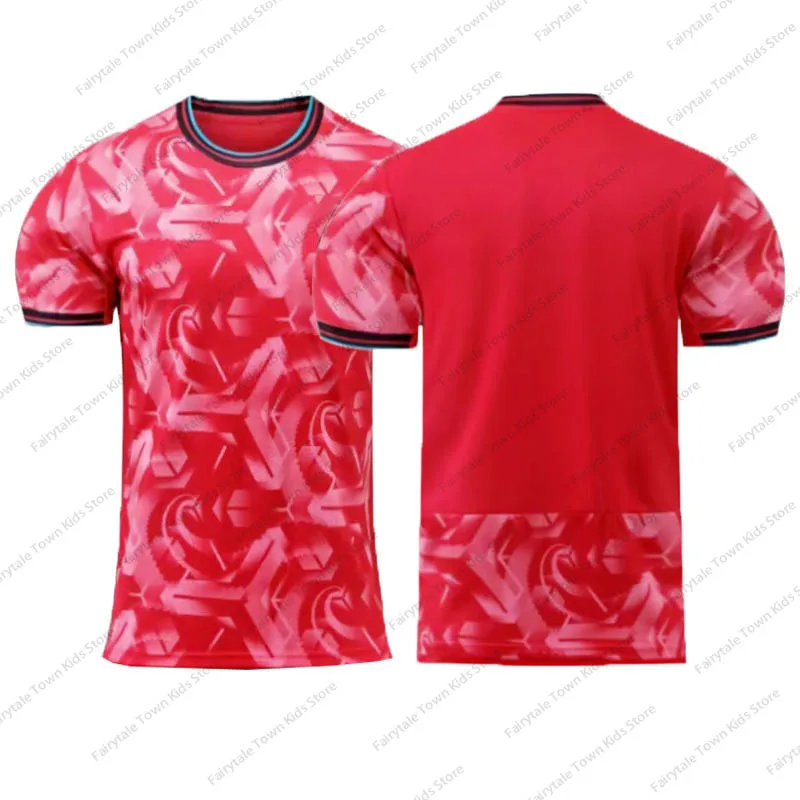 24/25 Korea Football Jerseys Black T-Shirt Summer Breathable Sportwear Tops Women Men Training Uniform Kids/Adult