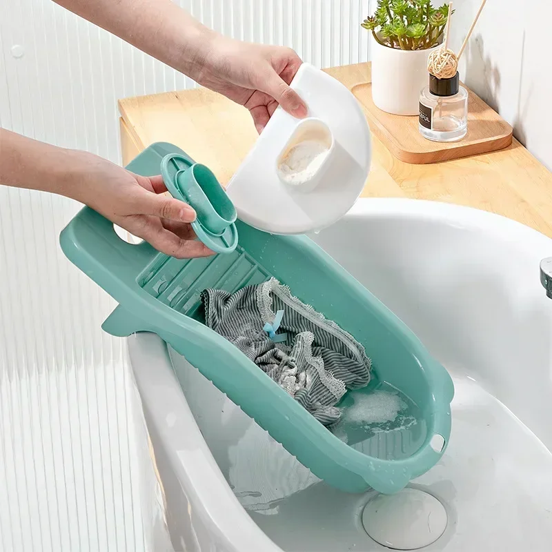 Underwear Washboard Antislip Thicken Washing Board for Clothes Cleaning Laundry Cleaning Bathroom Accessories Socks laundry board