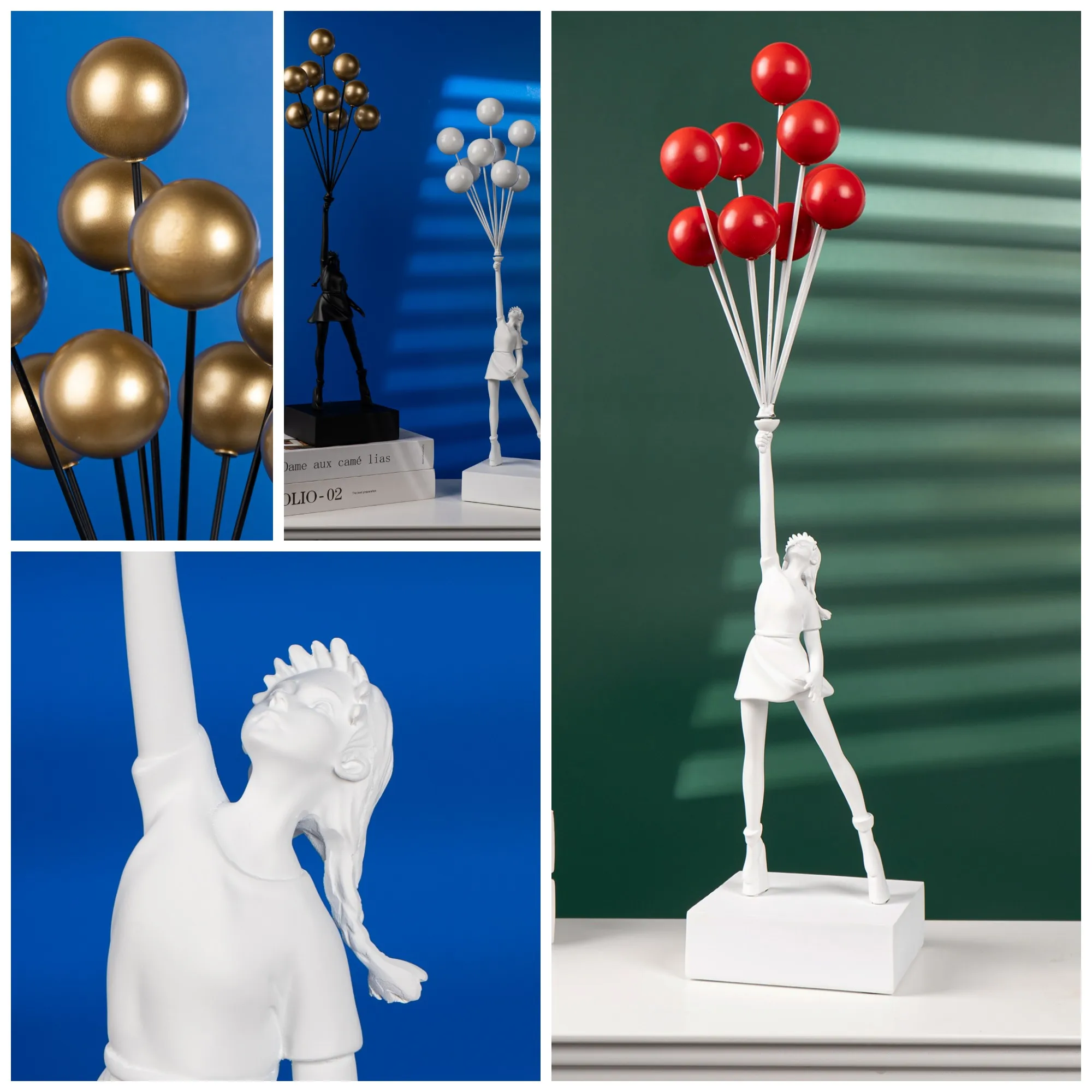 Girl Balloon Banksy Sculpture | Statues Decoration Banksy