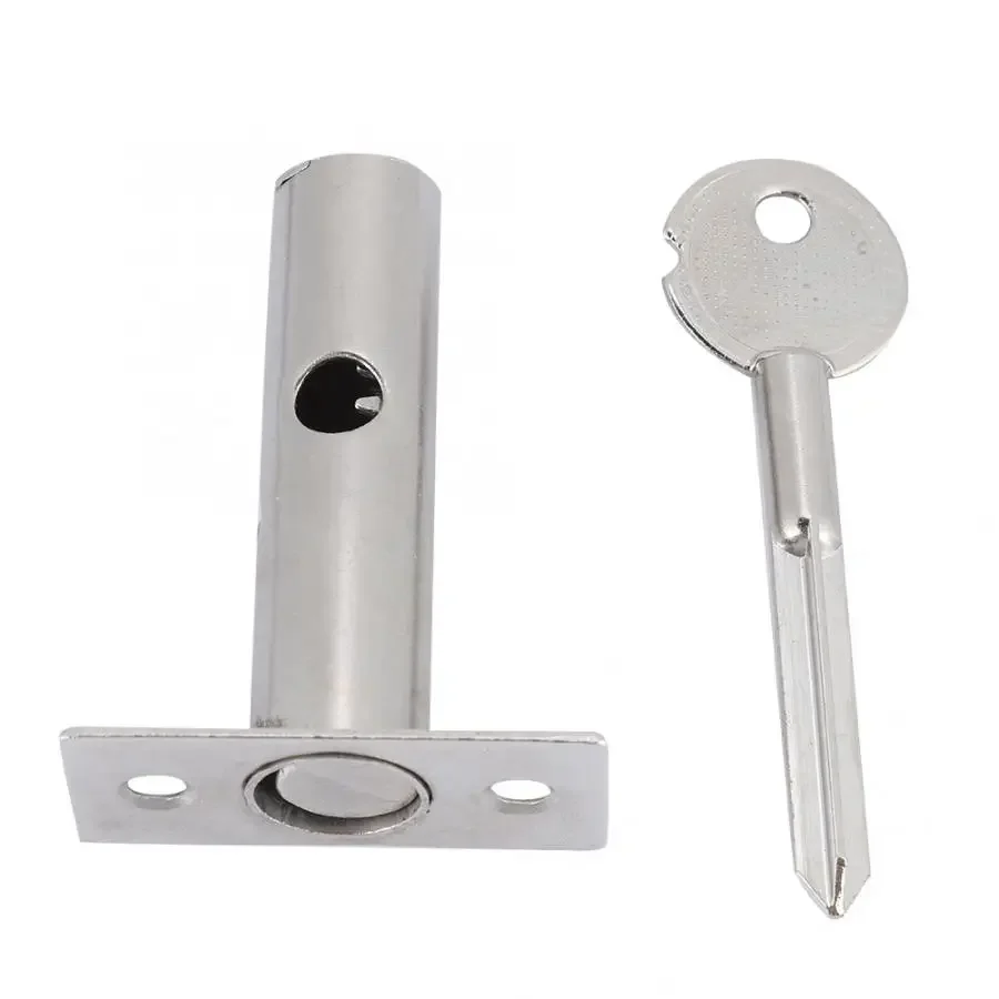 Iron Pipe Well Lock Hardware Pipe Tube Well Invisible Lock for Fireproof Door Escape Aisle