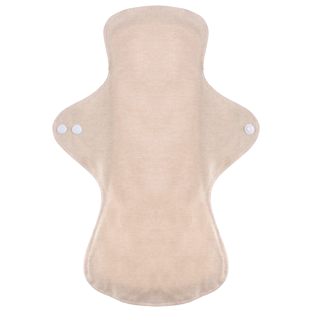 Reusable Sanitary Pad with Snap Button Closure, Quick-Absorbing & Machine Washable, Foldable, Soft & Breathable