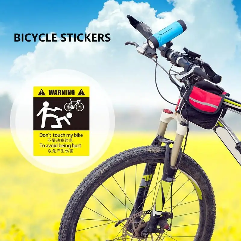 DONT TOUCH MY BIKE MTB Bike Sticker Scratch-Resistant Protect