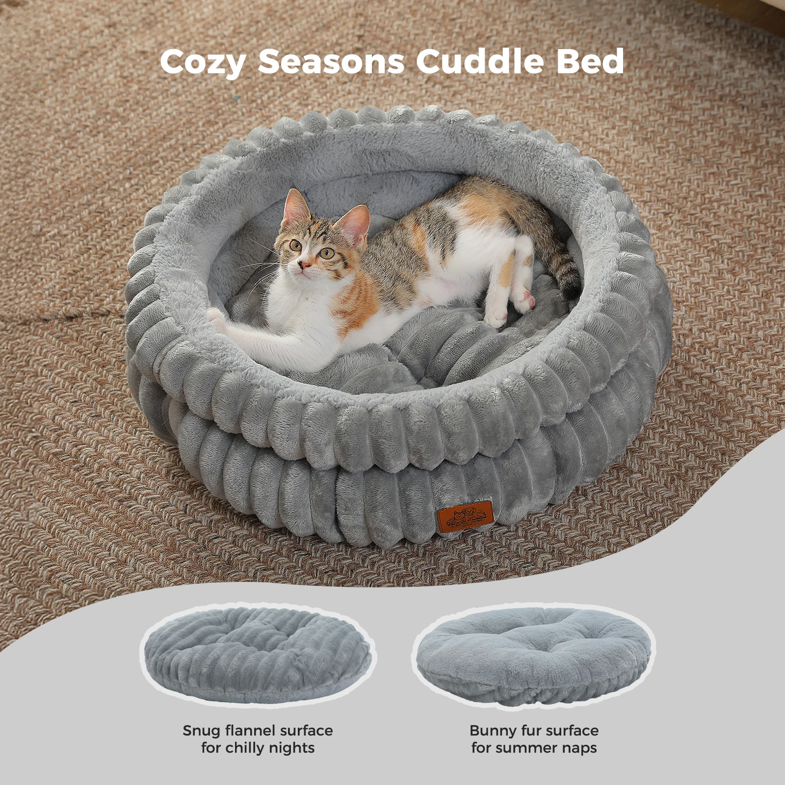 Cozy Cat Bed Indoor Pets