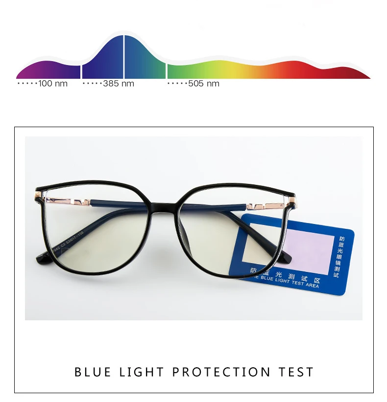 Ein Paar PC-Brillen im neuen Trend mit großem Rahmen, Anti-Blu-ray-Brille, Leptin- und dekorativer Trend, ultraleichter Brillenrahmen 56793 – Detail 9