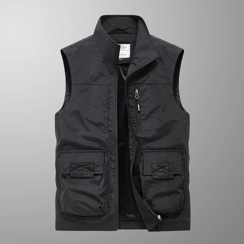 Description Picture 4 of itemSleeveless Jacket Fashion Fishing Vests For Men's Photography Casual Waistcoat 2024 Spring Autumn Outdoors Military Clothing