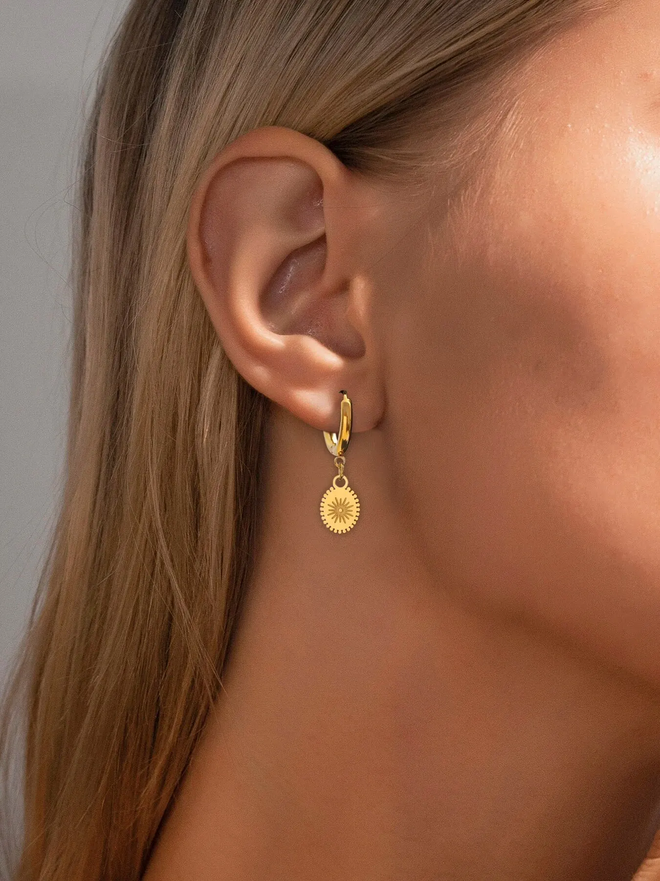 Stainless Steel Non-Tarnish Starlight Minimalist Earring For Women Gift