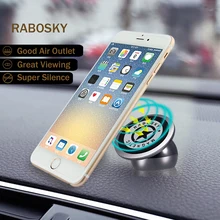 Universal Car Phone Holder Aluminum Alloy Magnet Bracket 360 Degree Rotating Bracket Safe Car Driving suporte celular carro