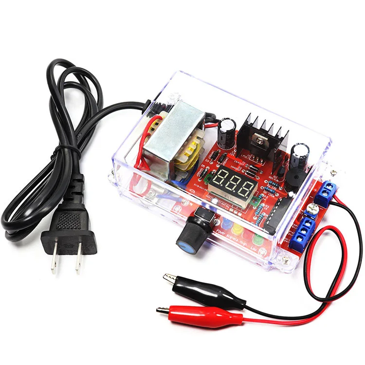 Modulo Alimentatore Regolabile LM317 Con Display Digitale - Kit Fai Da Te