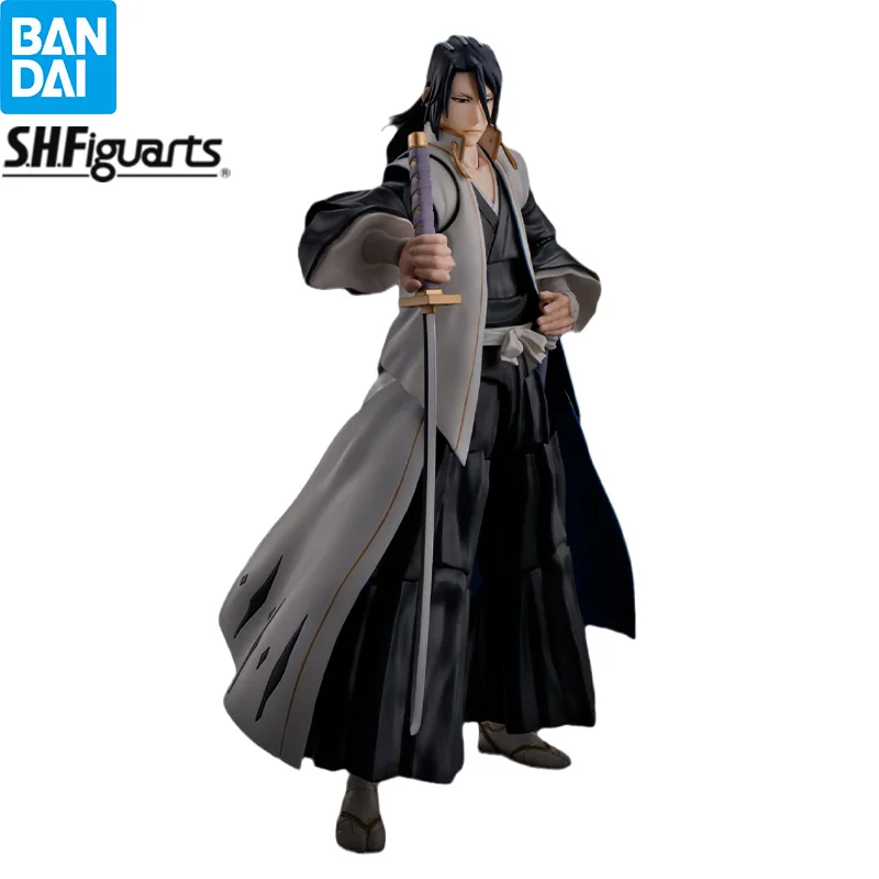 

Фигурка Bandai S.H. Фигуртс Byakuya Kuchiki отбеливатель: тысяча лет кровавой войны аниме фигурка экшн-модель коллекционные игрушки подарок