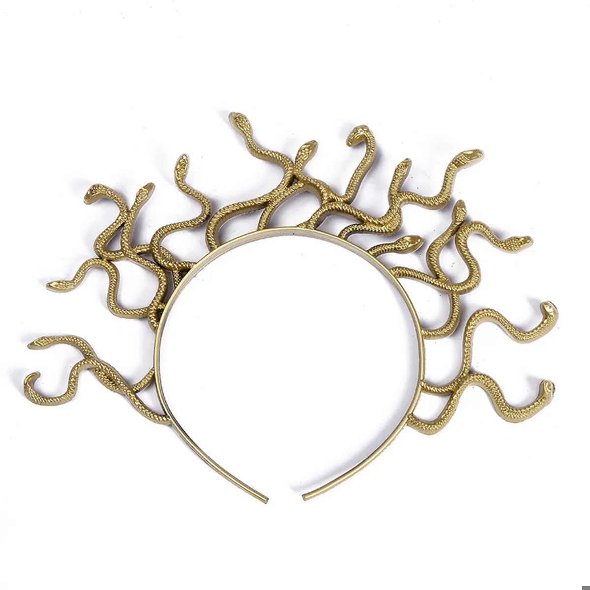 

Medusa Snake Shape Women Headpiece Cosplay Ancient Greek Mythology Girl Headbands Hairpiece Halloween Party Costume Props