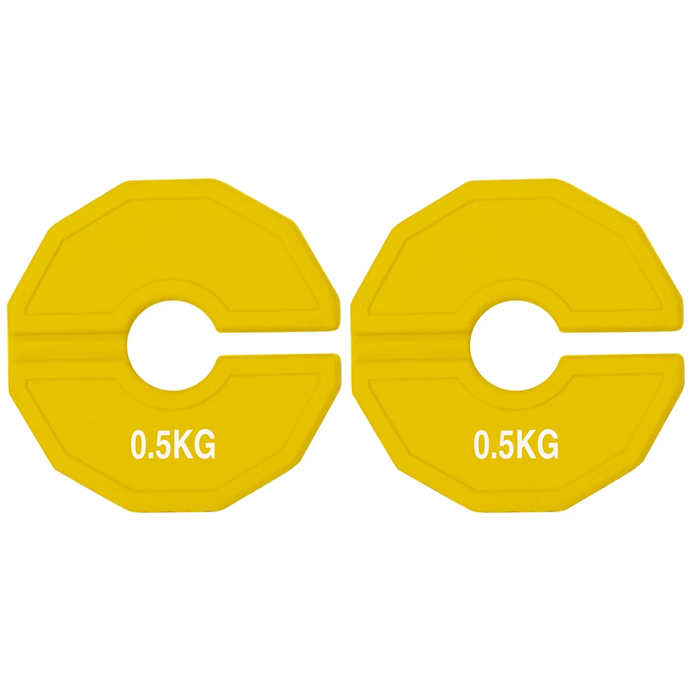 Steel Insert Weight Plates Non Slip Standard Weight Plates Multi-Function Barbell Free Plate Set Barbell Squat 2Pcs
