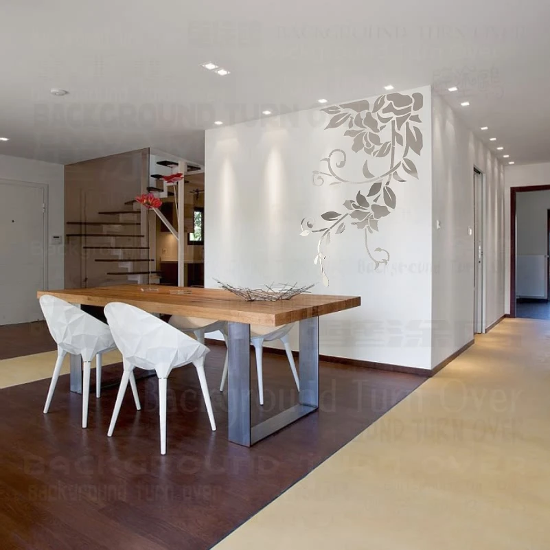 Abyssaly 1 Piastrella A Specchio Autoadesiva Per Bagno, Grandi Specchi Adesivi Per Pareti Quadrate, Spessore 2 Mm, Adesivi A Specchio In Acrilico Per Parete Soggiorno (40 X 30 Cm