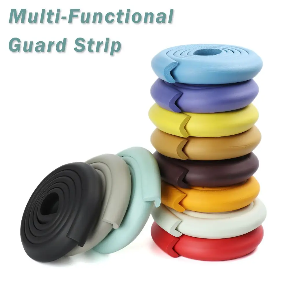 Desk Corner Protector 2M Children Desk Safety Edge Protection Anticollision Strip silicone table corner protector,table corner protector,table edge protector,furniture anti collision strip,door anti collision protector