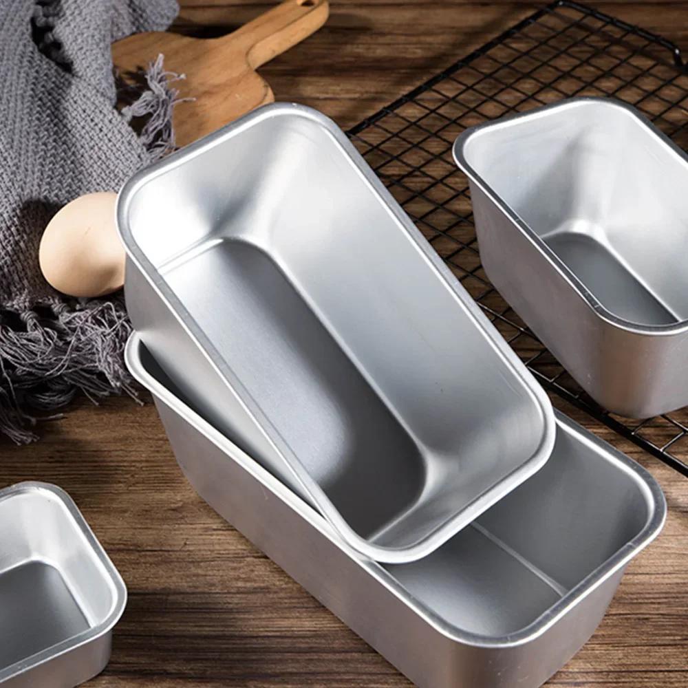 5 Sizes Aluminum Rectangle Loaf Pans 2