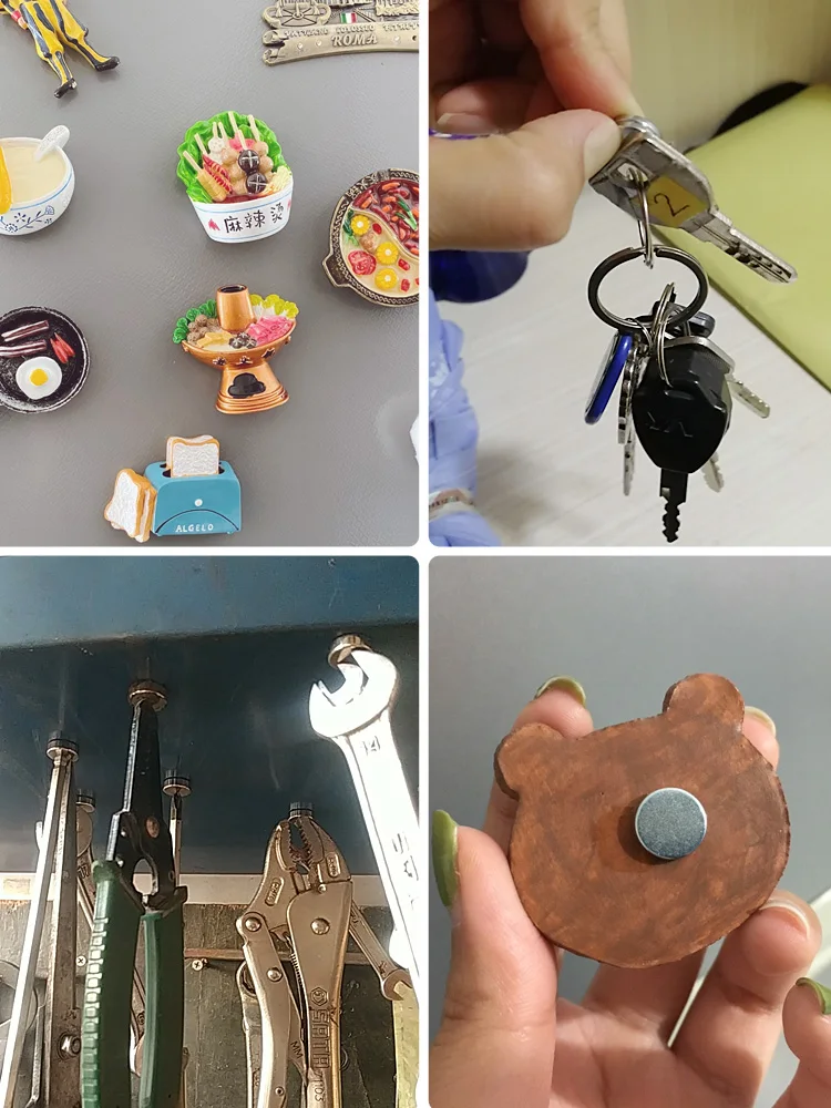 Small Round Magnets for Refrigerators Powerful Neodymium Magnet Fridge Very Strong Magnets