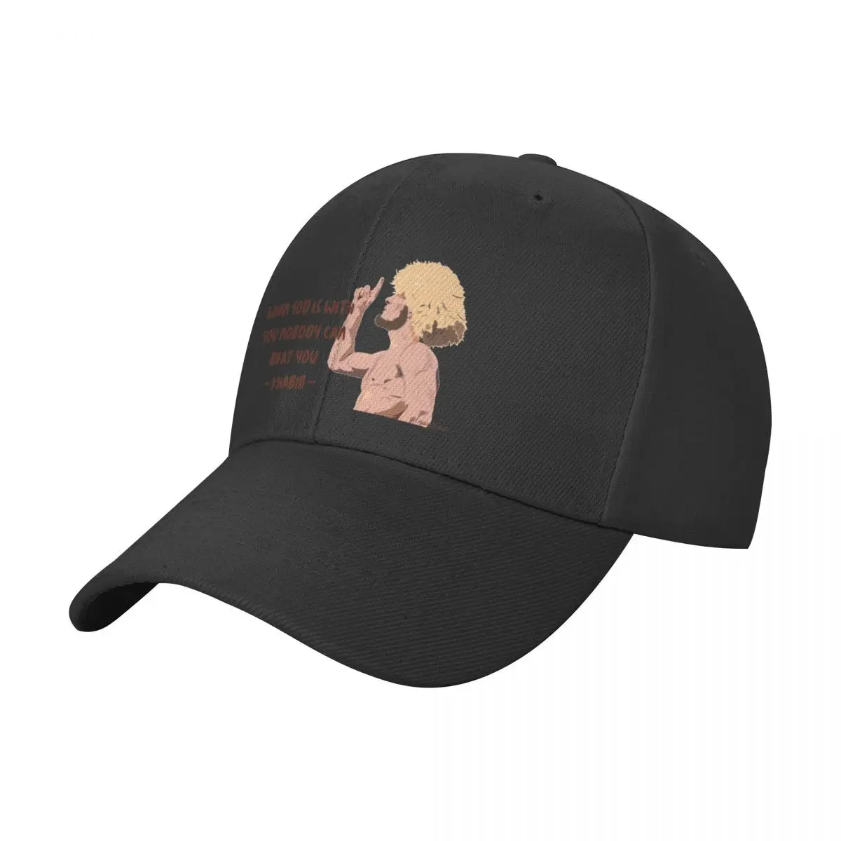

Khabib Nurmagomedov If God Is With You Nobody Can Beat You Baseball Cap Visor cute fishing hat Men's Women's