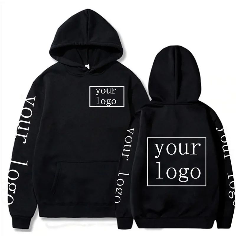 2023 Style Custom Hoodie Diy Text Couple Friends Family Logo Image Print Clothing Custom Sports Leisure Sweater Size Xs-4Xl