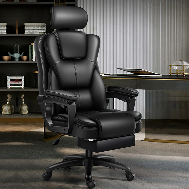 Comfortable Office Chairs Living Room Ergonomic Computer Luxury Floor Chair Rolling Recliner Arm Silla Escritorio Furniture ergonomic office gamer chair recliner cushion zero gravity nordic office chairs computer silla escritorio furniture ty25xp