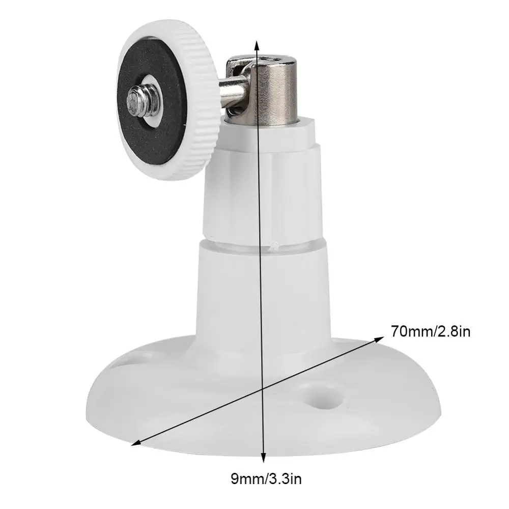 Security Camera Stand Camera Holder Stand Camera Holder Security Wall Mount Bracket Security Camera Bracket Camera Mount Panel Camera Mounting Base Security Camera Mount Portable Mini Surveillance CCTV Camera Stand Wall Mount Bracket 360 Degree Rotatable Camera Support Stand Cam