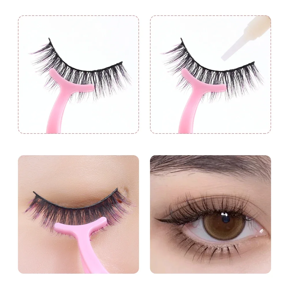 Plastic False Eyelash Tweezer Applicator Tool for Makeup