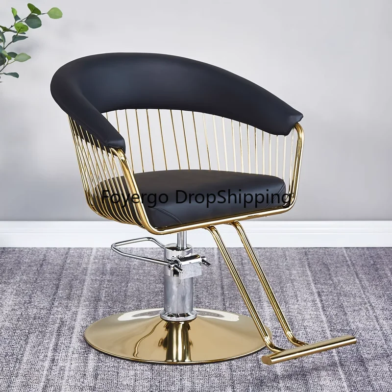 Pedicure Ergonomic Barber Chair Hair Clipper Beauty Spa Professional Barber Chair Cosmetic Nail Salon Chair Facility Furniture