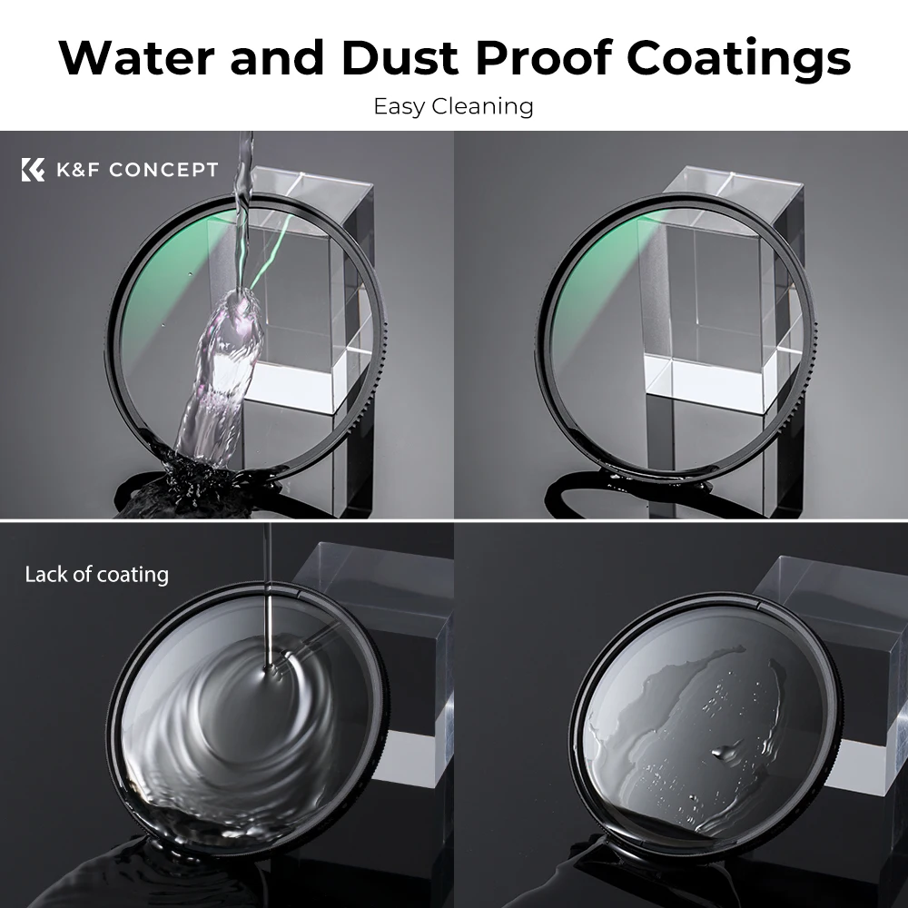 UV Filter Camera Lens Filter Photography Filter K&F Concept MC UV Filter Nano-X HD Slim Multi Coated 37mm 40.5mm 49mm 52mm 58mm 67mm 72mm 82mm 95mm 112mm