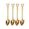 4pcs Gold spoon