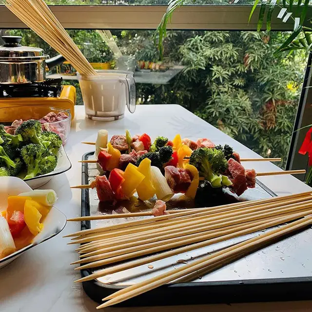 50 db Egyedi Növénynövekedés Tét Bambusz Virágüzem Támogató Többcélú Növényi Mászó Kerti Rácsos Virágok Állványok - Image 2