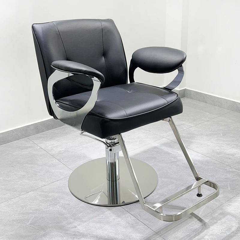 Professional Barber Chairs Barbershop Simple Stylist Swivel Chair Hairdressing Rotating Sillo De Barberia Salon Furniture CY50BC