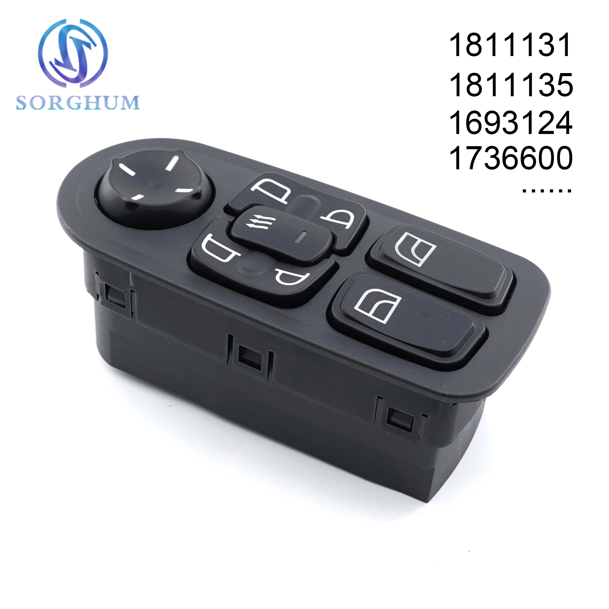 

Sorghum 1811131 Master Power Window Switch For DAF XF X105 XF Truck CF65 CF75 CF85 XF95 XF105 1811135 1698944 1669884 1693124