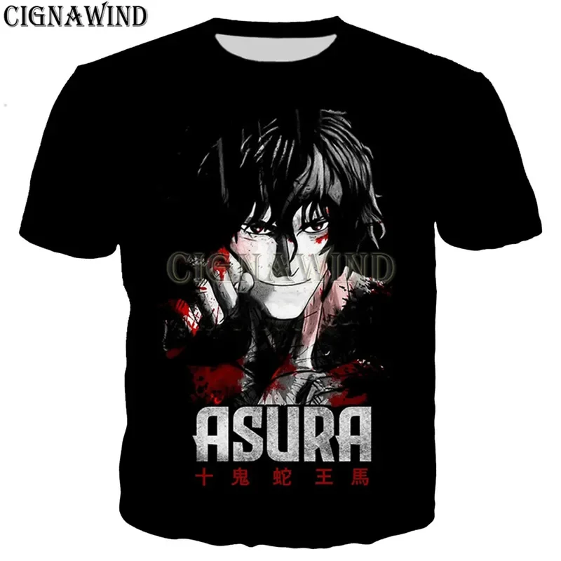 Anime Kengan Ashura T Shirt Men/women 3D Printed T-shirts Casual Harajuku Style Tshirt Streetwear Tops