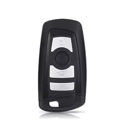 Sleek Remote Car Key Fob Shell - Enhanced Design with 3/4 Button Options (4 Buttons Black)