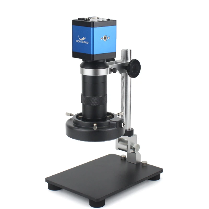 

1080P HDMI VGA Digital Video Monocular Microscope Camera TF Storag130X Zoom C-Mount Lens For Phone PCB Soldering Repair Tools