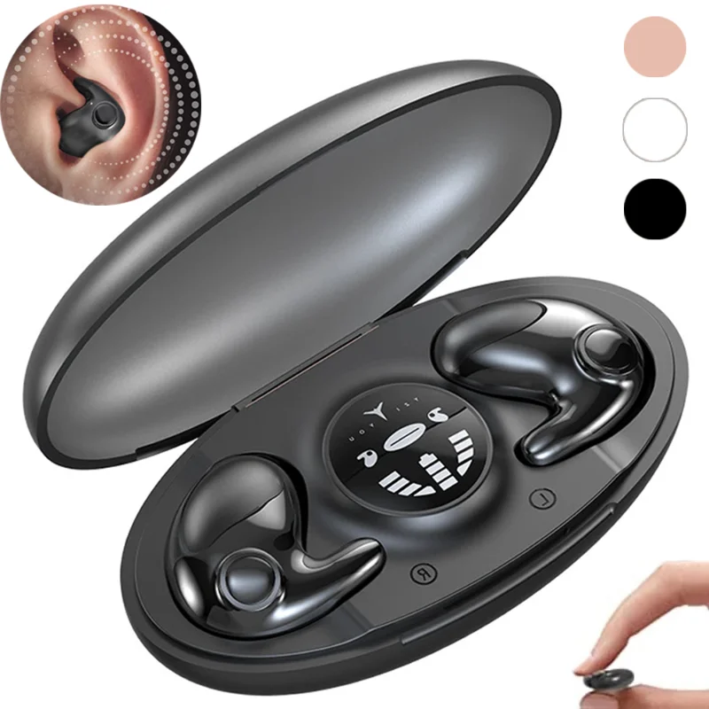 

Invisible Bluetooth Noise Cancelling Earphone Wireless Headphones Sleep Noise Proof IPX5 Waterproof Bluetooth 5.3 Earbuds