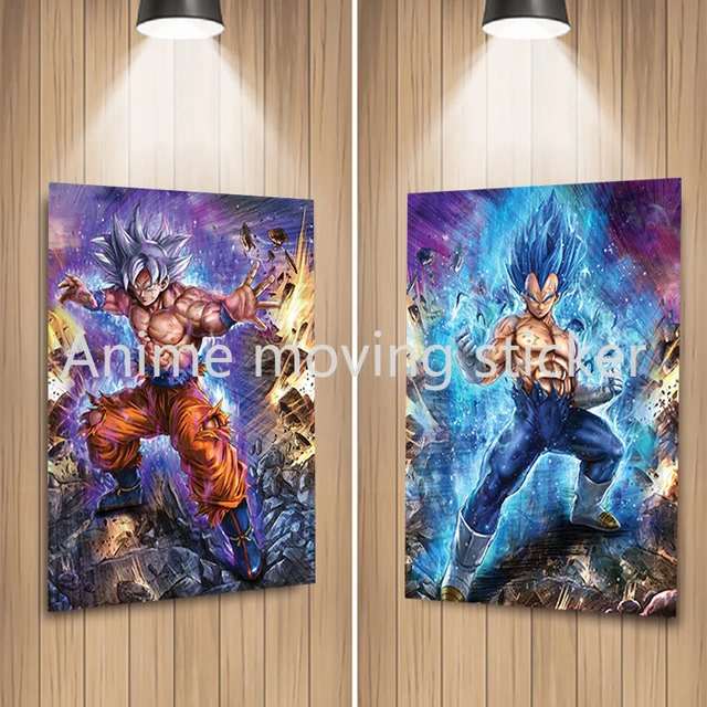 Anime Dragon Ball Diy Decoration 3d Lenticular Poster Toy Art