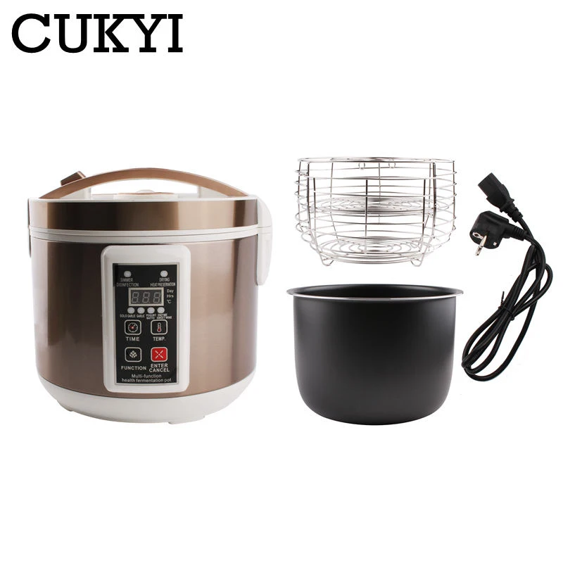 110V/220V 5/6L Intelligent Garlic Fermenter Yogurt Wine Maker Digital Control Fermentation Non-stick Liner