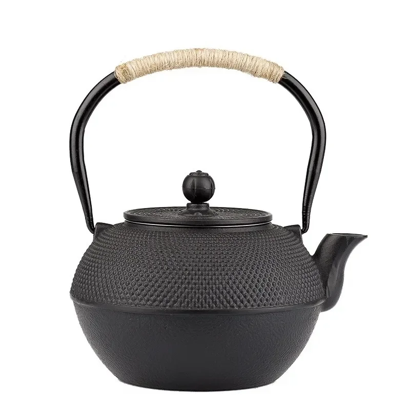 

Japanese Cast Iron Teapot with Stainless Steel Net Infuser For Boiling Water Cooking Tea Pot Tetsubin Kettle 600ml 800ml 1200ml