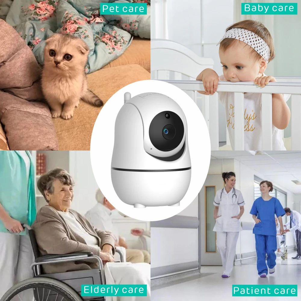 4.3 inch 1080P Wireless Baby Monitor Automatic LCD Audio Video Security  Mini Camera Night Vision Baby Room Temperature Detection - AliExpress