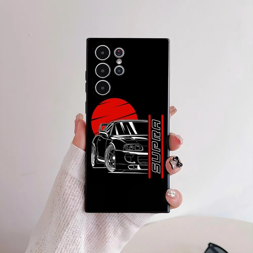 Japanese S-Supra Car Frosted Non-Slip Full Cover Phone Case