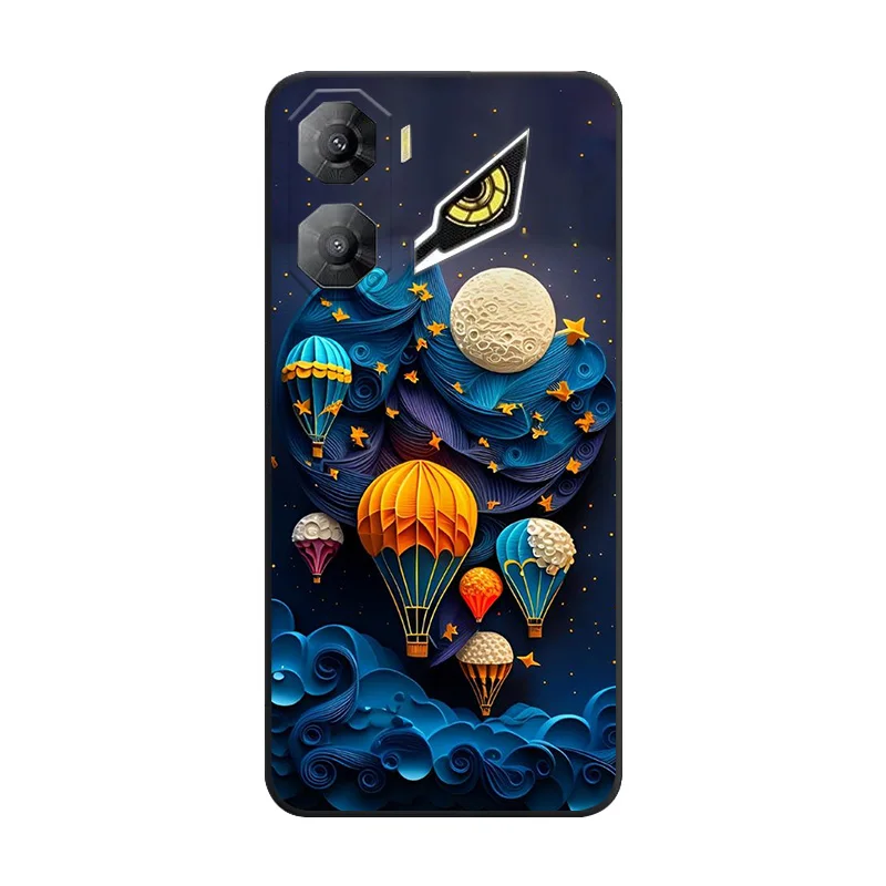 Shockproof Silicone Back Cover with Camera Protection