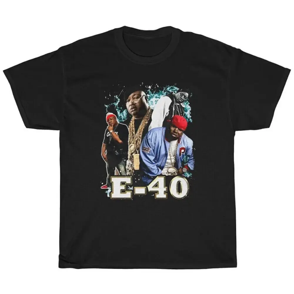 Hot E-40 Bay Area Gift Funny Black S-234Xl Shirt Thaeb02293 Maniche Lunghe